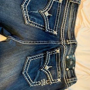 Womens Miss Me bootcut jeans